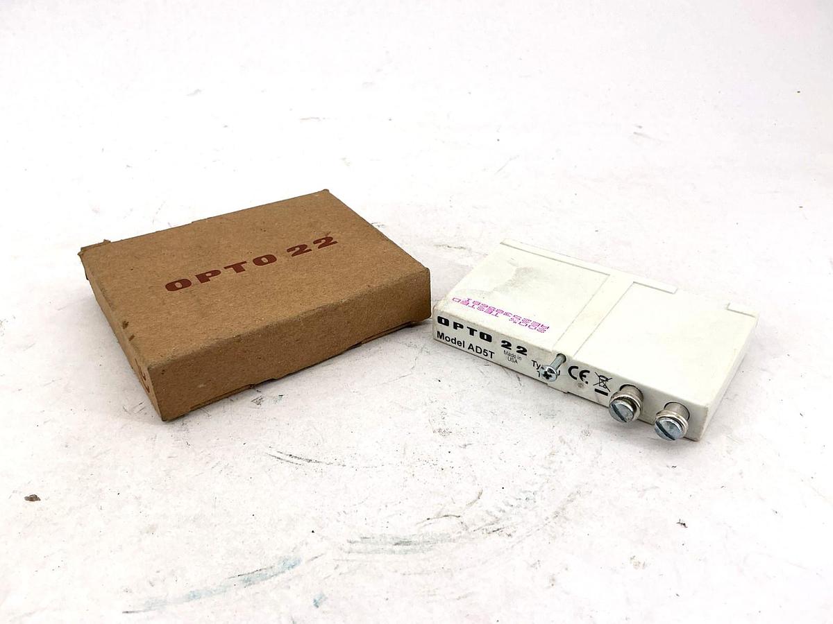 New OPTO 22 AD5T I/O Module J Thermocouple Res 12-Bit Type J