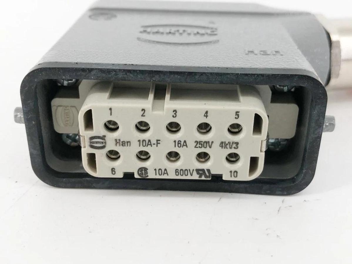 New Harding 19200101540 Rectangular M20 Connector Hood Type 4X/12 Enclosure