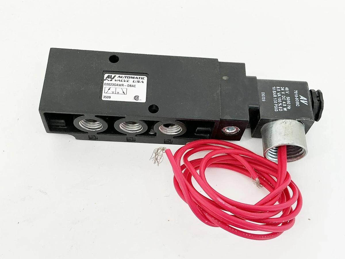 New Automatic Valve D2023GAWR-DBAC Solenoid Valve 48V 7019-9DBC - No Box