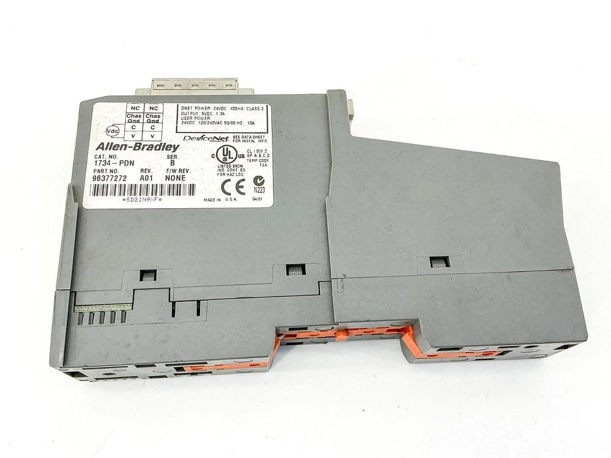 New Allen Bradley 1734-PDN DeviceNet Interface Module 24V 1.3A Ser.B - No Box