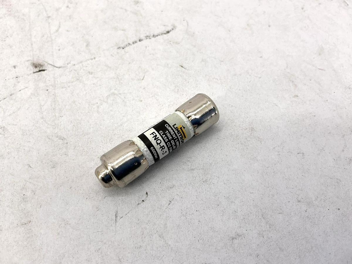 New Bussmann FNQ-R-3 Limitron Current-Limiting Class CC Fuse 3A 600V Box of 10