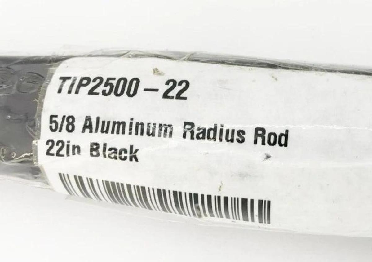 Lot of 2 New Ti22 Performance TIP2500-22 Radius Rods 5/8" Aluminum 22" Length