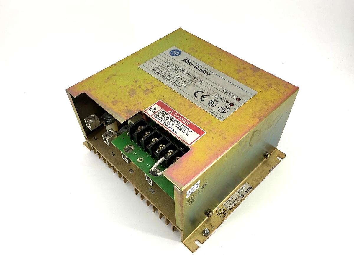 Used Allen Bradley 1336-WB035 Ser A Breaking Chopper 750VDC 35.0ADC (RMS) 9.0 OHMS