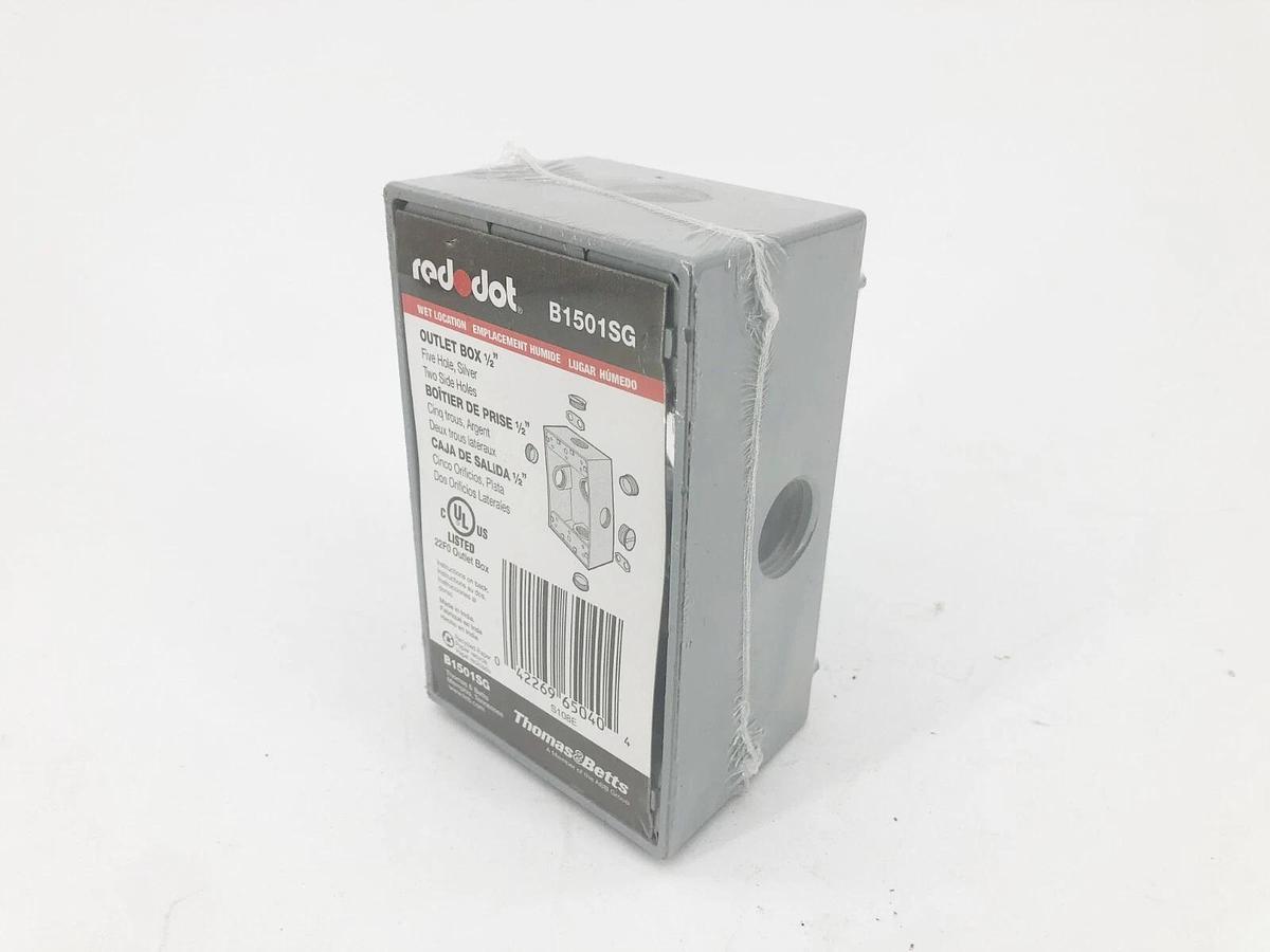 New Thomas & Betts B1501SG Weatherproof Box 4-9/16" L x 2-13/16" W x 2 " D
