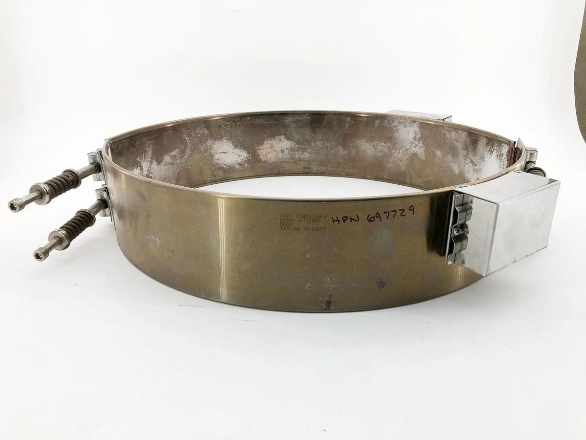 Used Watlow Husky 697729E Heater Band 460V 2700W/Half 1012