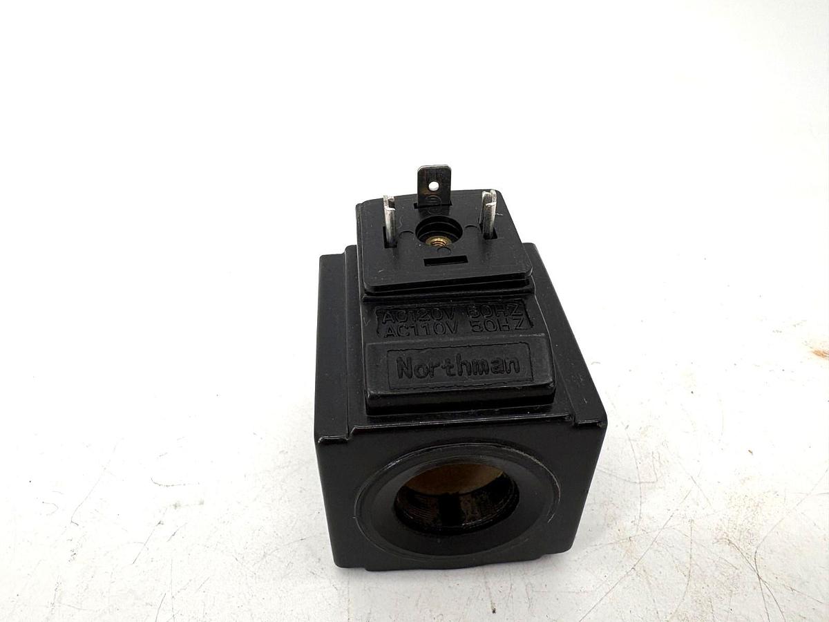 New Northman 120V Solenoid Coil 110/120V 50/60Hz 20mm ID 50mm Length 3-Prong