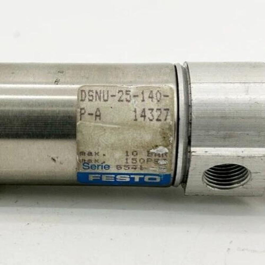 New Festo DSNU-25-140-P-A Pneumatic Cylinder 25mm Bore 140mm Stroke150PSI 14327
