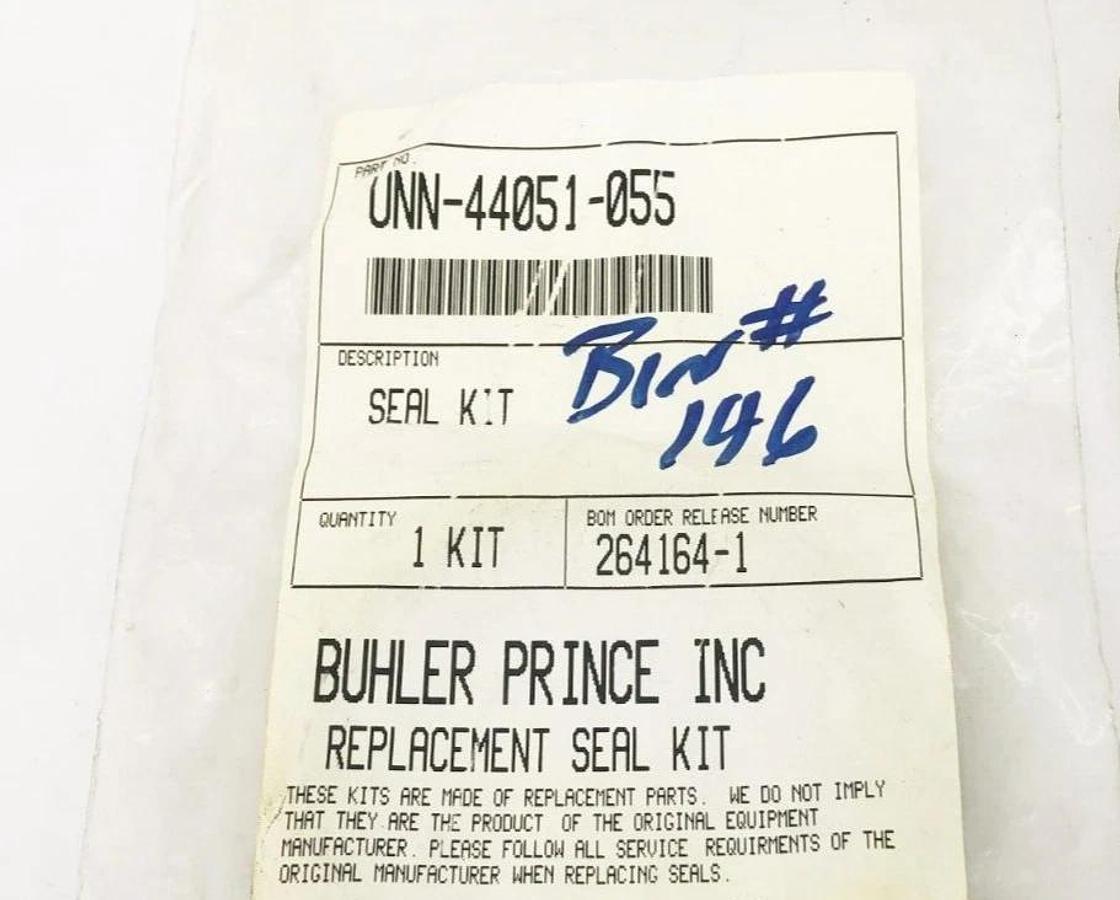 Lot of 4 New Buhler UNN-44051-055 Seal Kits