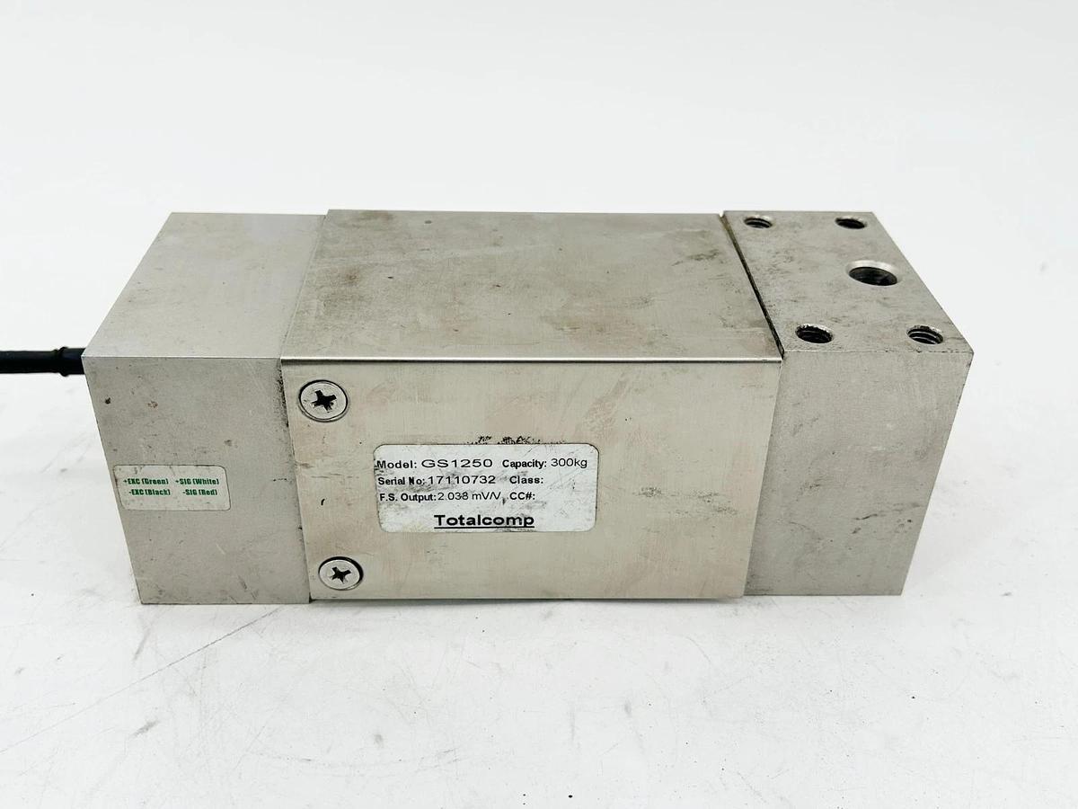 Used Totalcomp GS1250 Weight Sensor 300KG 2.038