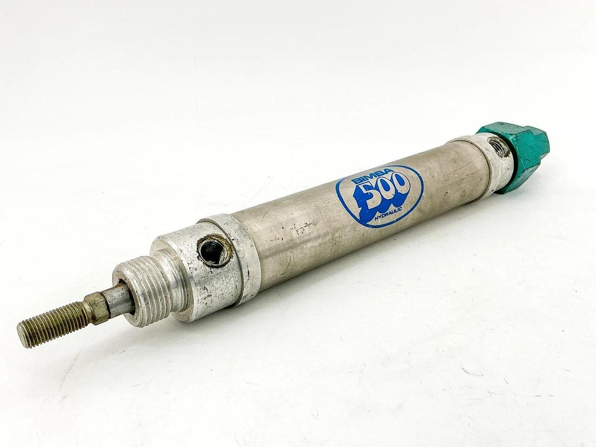 Used Bimba H-176-DUZ 500 Hydraulic Cylinder 500PSI 1-1/2" Bore 6" Stroke