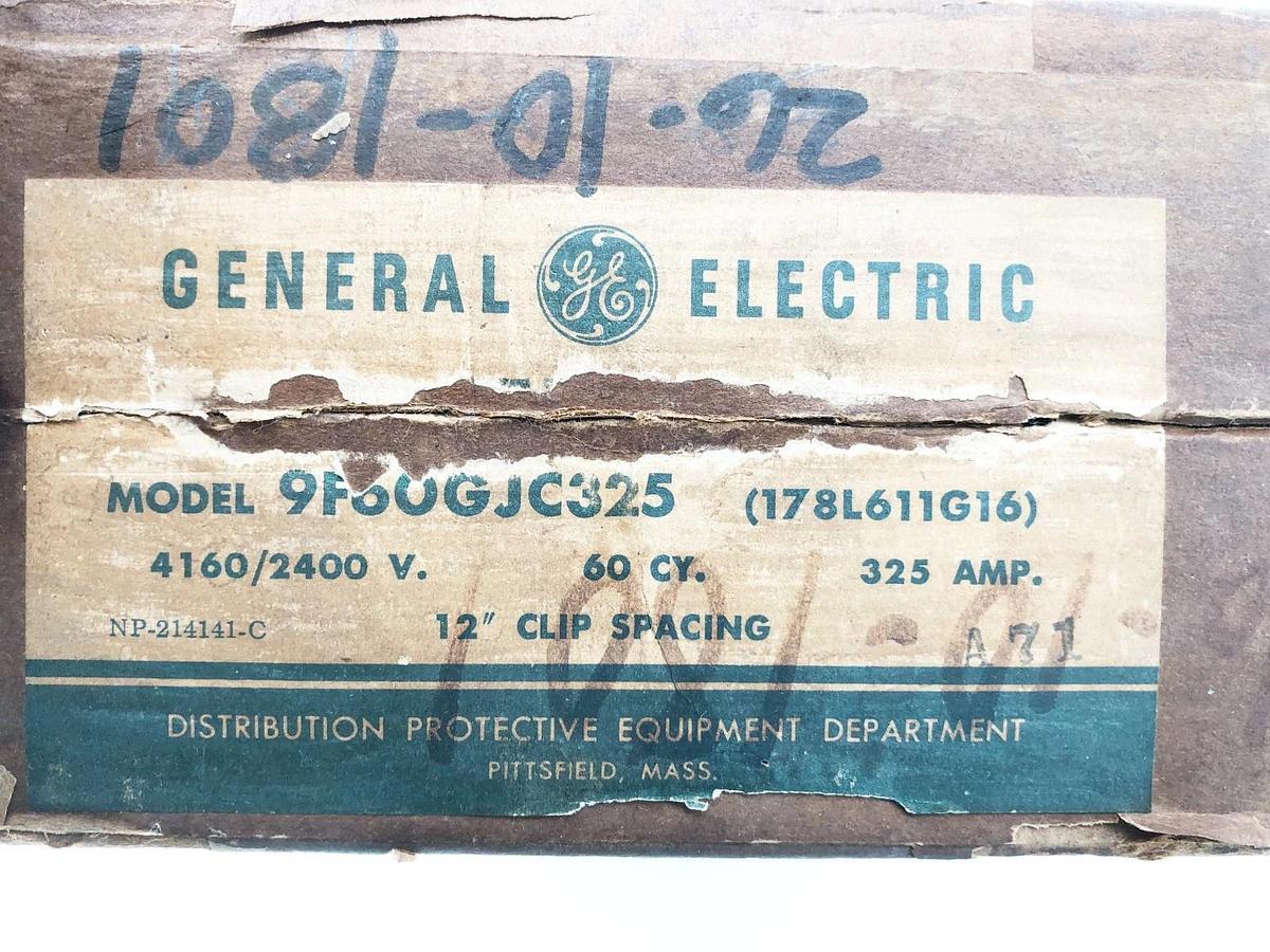 New GE General Electric 9F60GJC325 Fuse 4760V 325A Type EJ-1DD