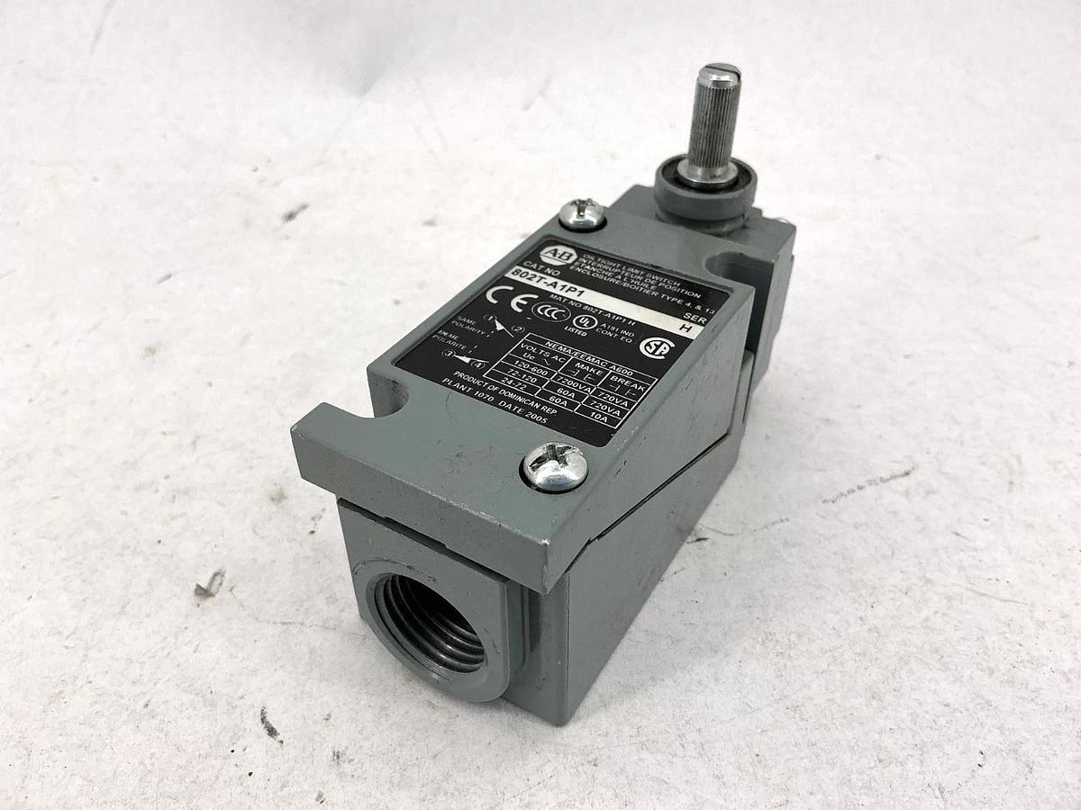 Used Allen Bradley 802T-A1P1 Ser H Oiltight Limit Switch 10A Standard Energy