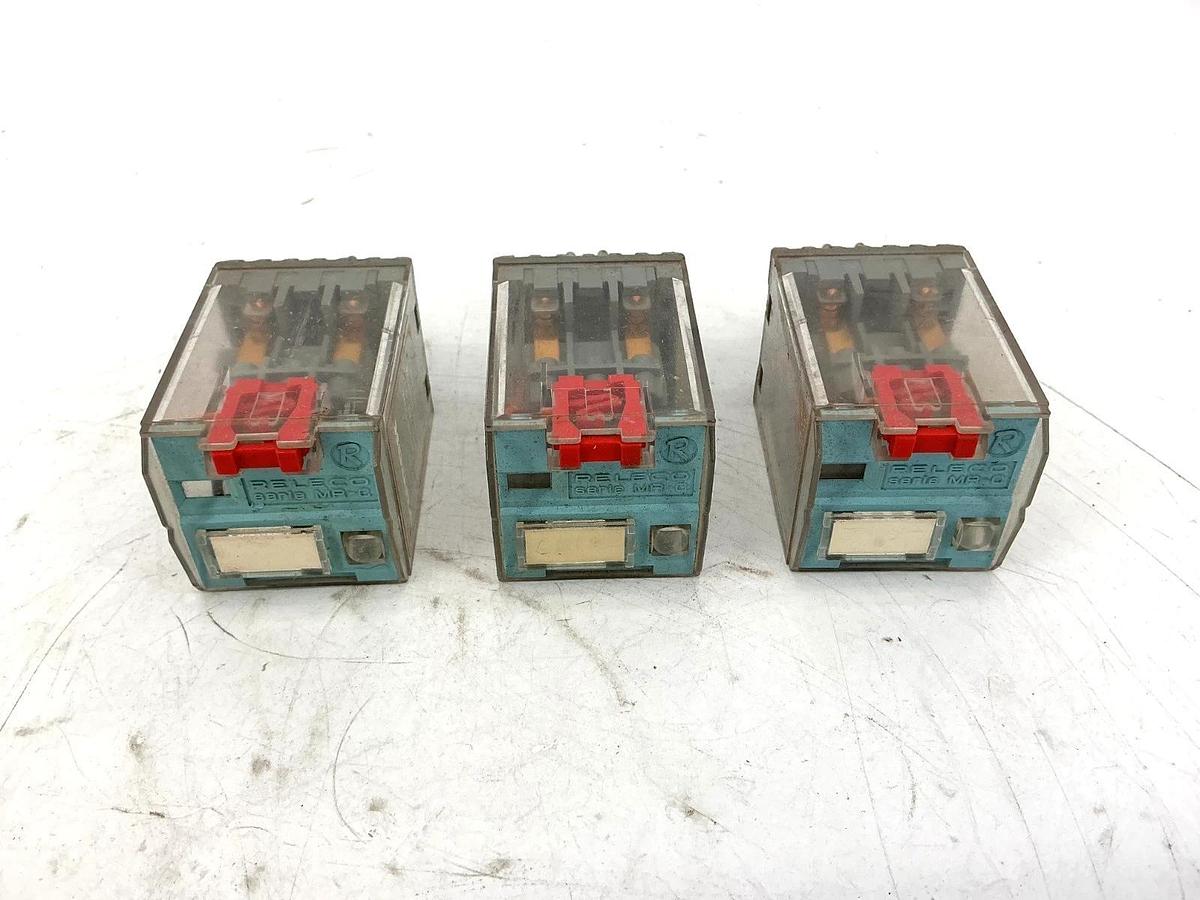 Used Lot of 3 Turck C2-A20X/120VAC Ser MR-C Power Relay 8-Pin 120V Coil 2P 10A 250V