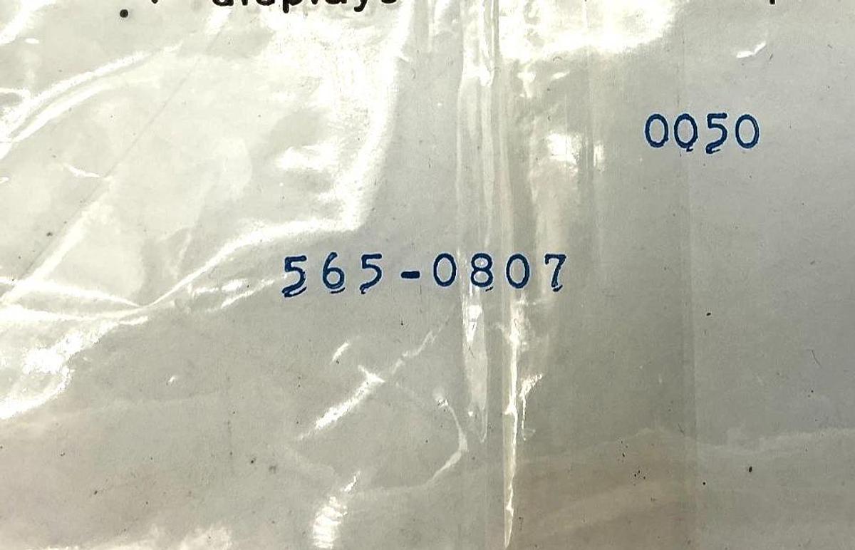Lot of 2 New Dialight 565-0807 Switch Bezel Cap Clear 5650807