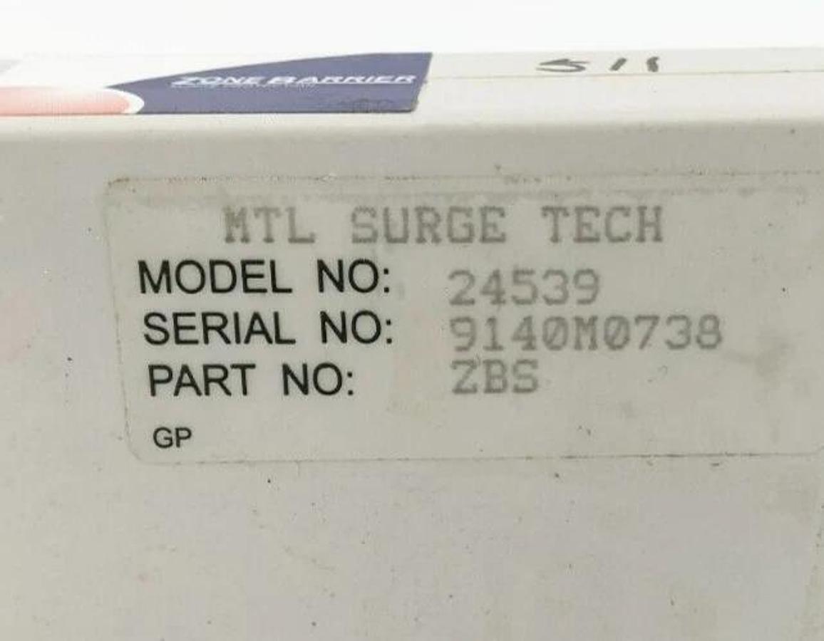 Used MTL Zone Barrier ZB24539 Surge Protection Device ZBS