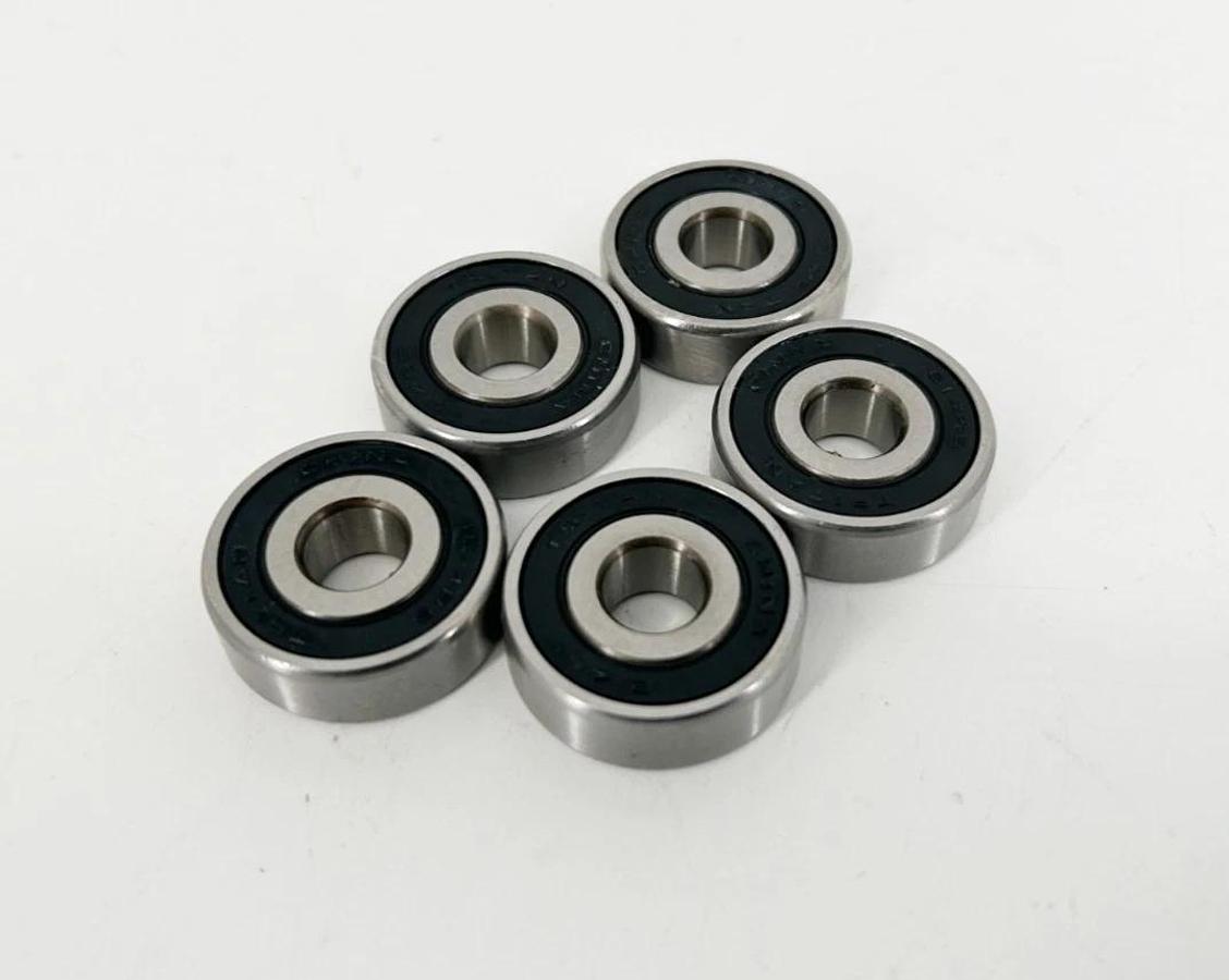 Lot of 5 New Tritan 1614-RS Bearings 3/8" ID 1-1/8" OD 3/8" W - No Box