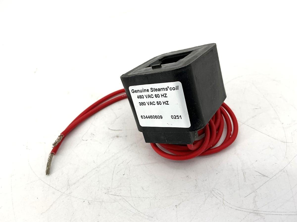 New Genuine Stearns 6-3-44606-09 Coil 380/460VAC 50/60HZ 634460609 - No Box