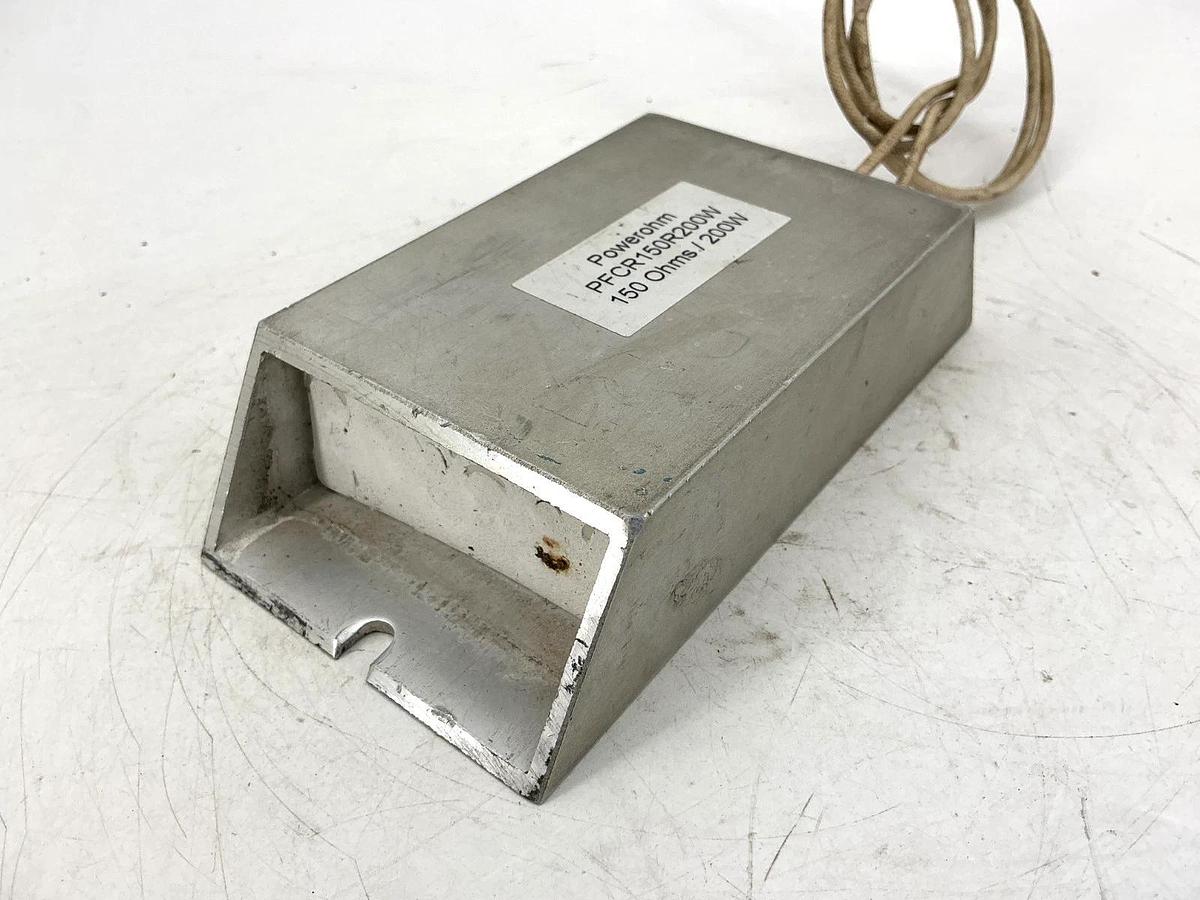 Used Powerohm PFCR150R200W Braking Resistor 2-Wire 150OHMS 200-Watts