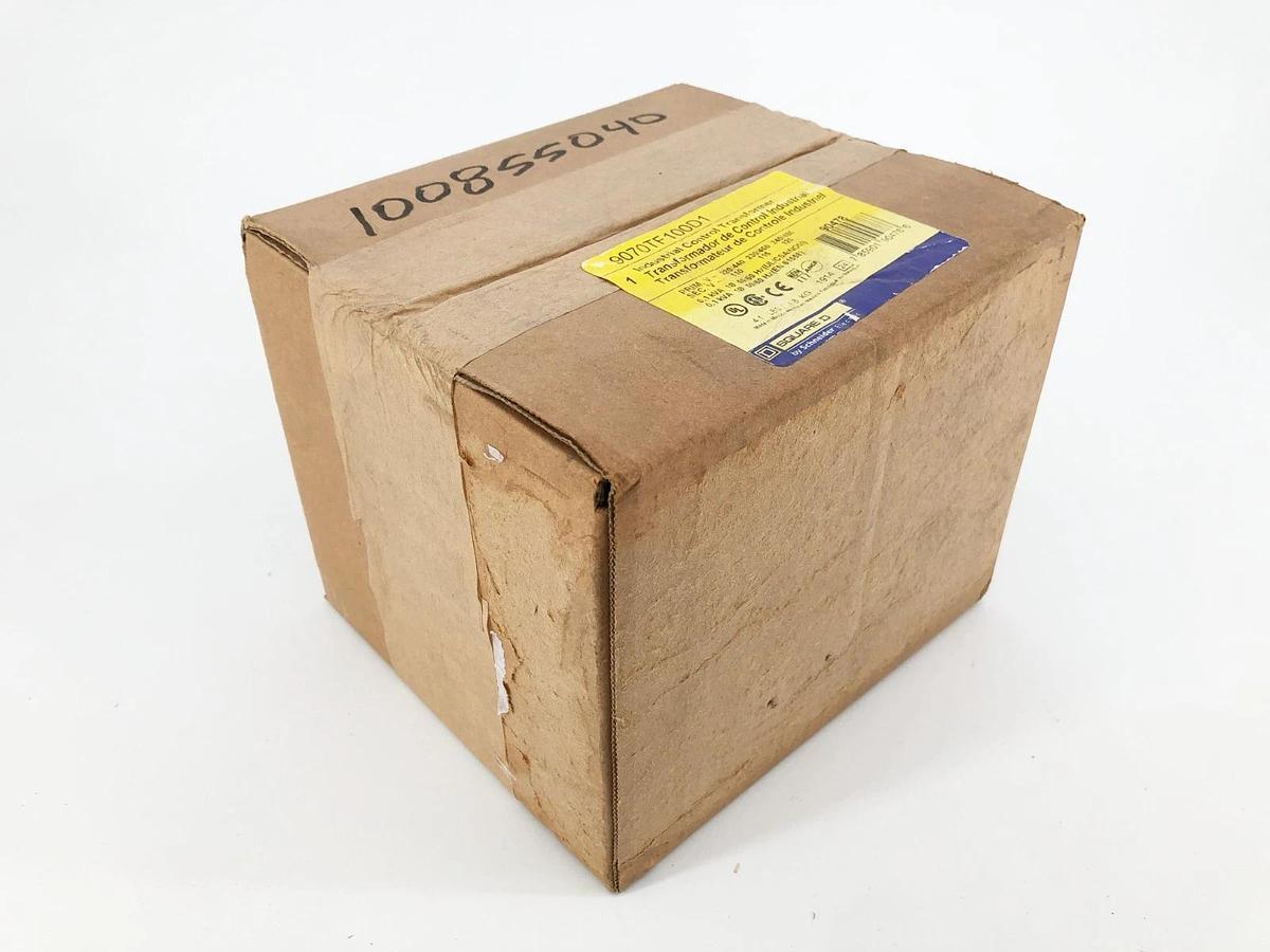 New Square D 9070TF100D1 Control Transformer 0.1kVA Prim 240/480 Sec 120 Sealed
