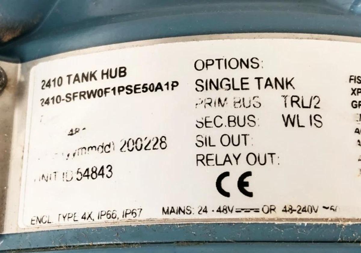 New Emerson Rosemount 2410-SFRW0F1PSE50A1P Tank Hub TRL/2 Modbus