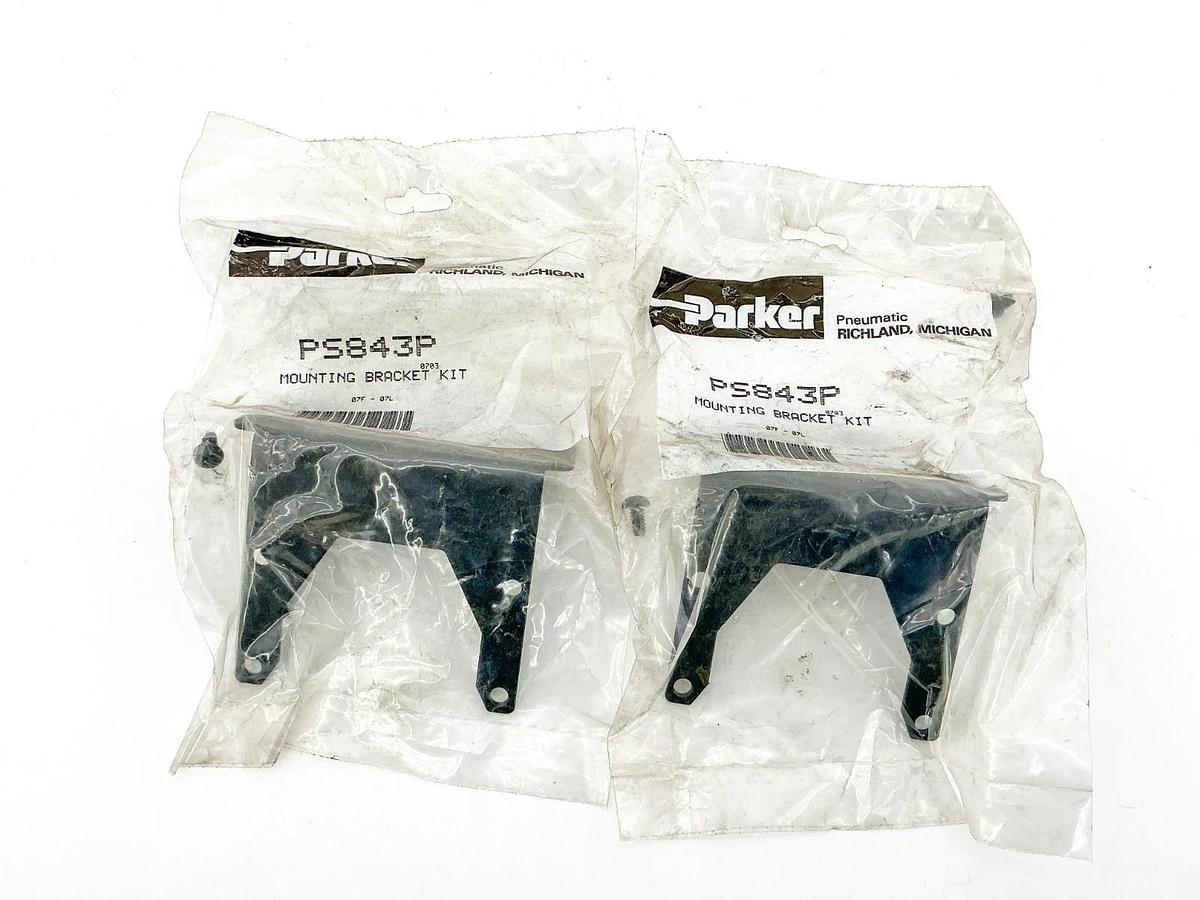 New Lot of 2 Parker PS843P Mounting Bracket Kit 07F-07L