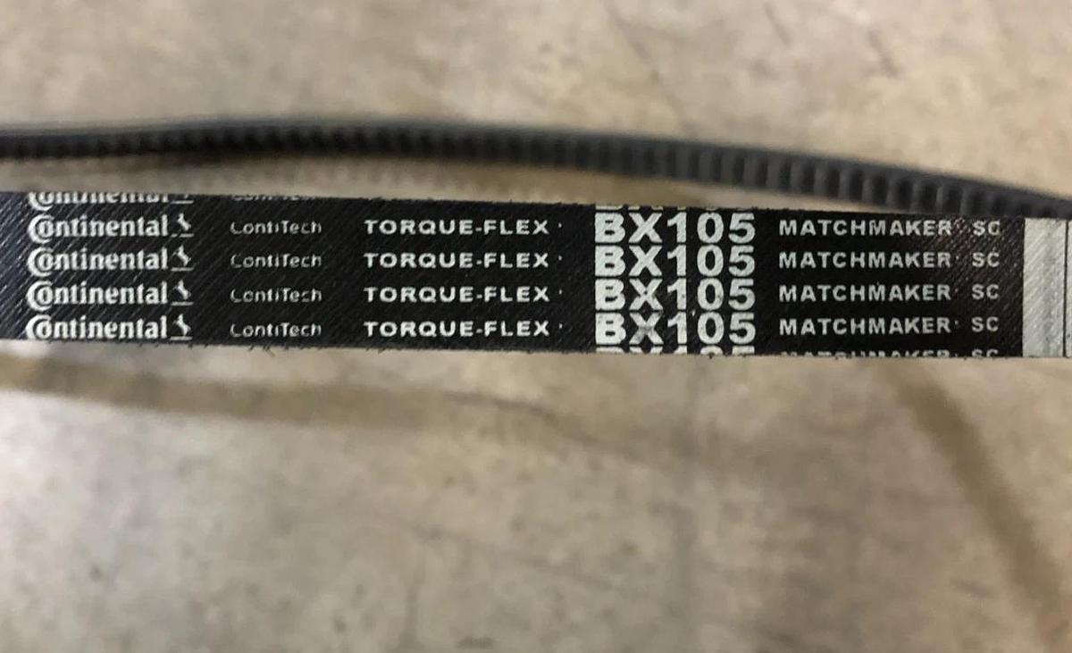 New Continental BX105 Torque-Flex Cogged Belt - No Box