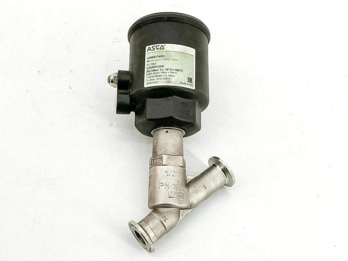 New Asco S290B174PD Pneumatic Actuator 16Bar NC Inlet port 2 DN 15mm