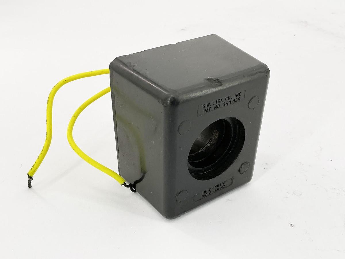 New GW Lisk Co VS12M-1A-GB-61L-H Solenoid Coil 110/120V 50/60Hz 3633139 - No Box