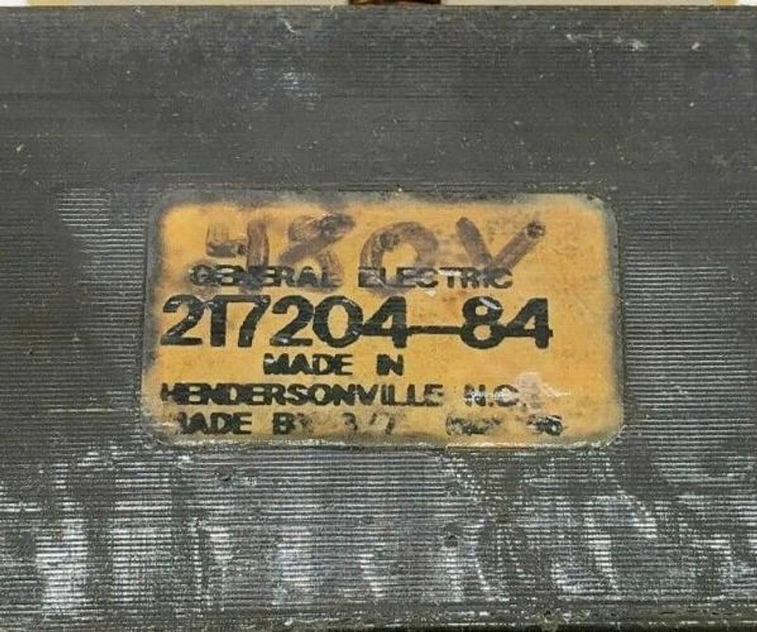 Used GE General Electric 217204-84 Transformer 480V Primary
