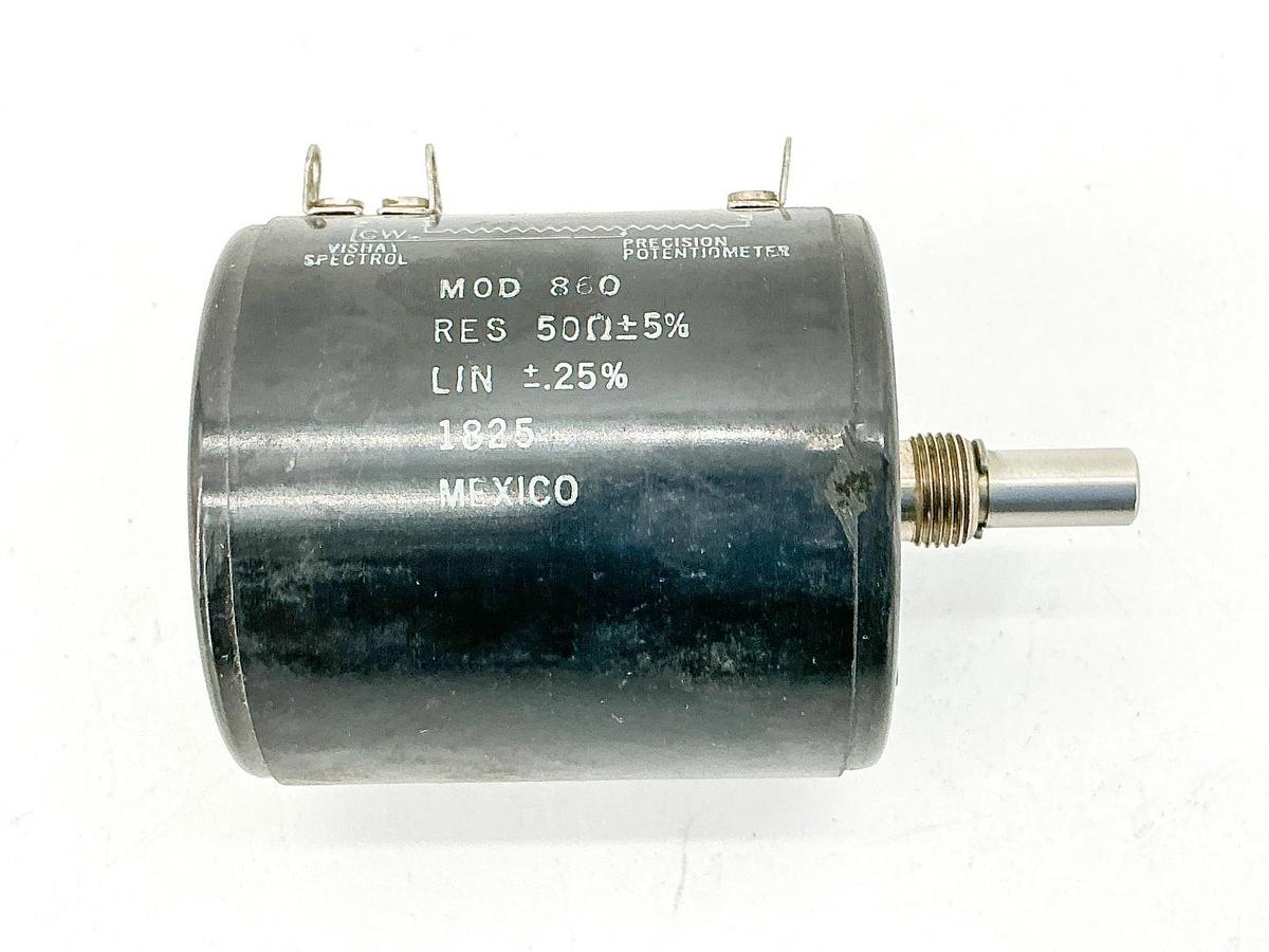 New Vishay Model 860 Precision Potentiometer 50OHMS MOD 860 - No Box