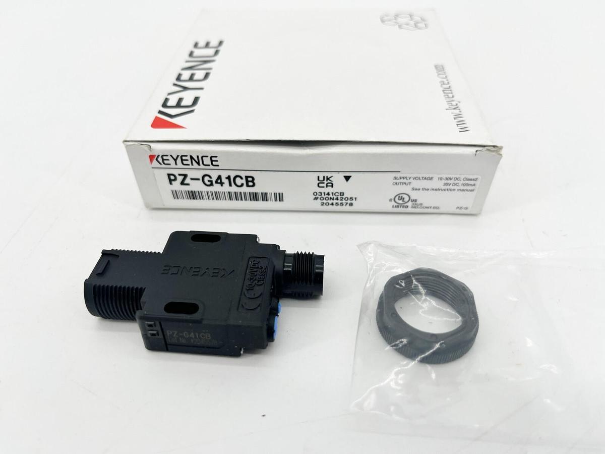 New Keyence PZ-G41CB Diffuse Reflective Sensor with M12 Connector