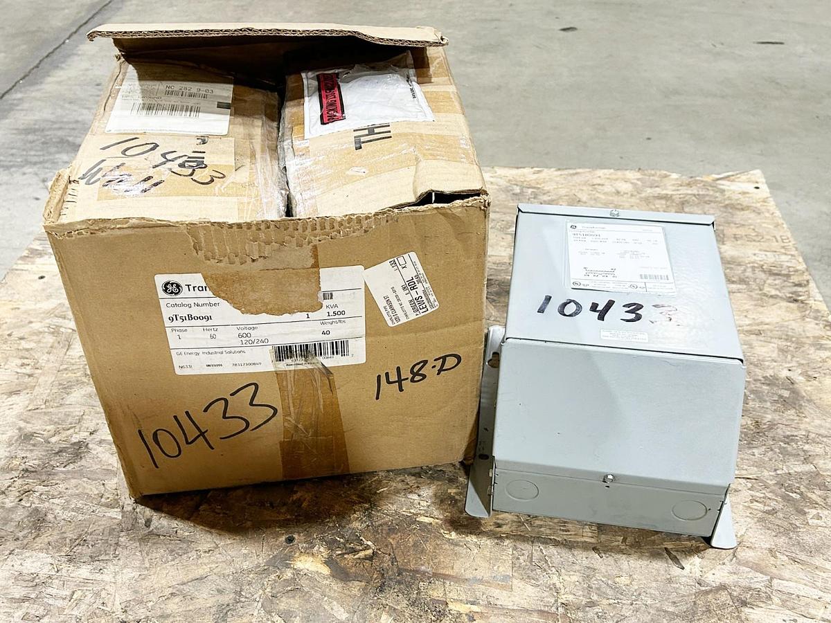 New General Electric 9T51B0091 Transformer 1.5KVA 600V 3R 60Hz QB