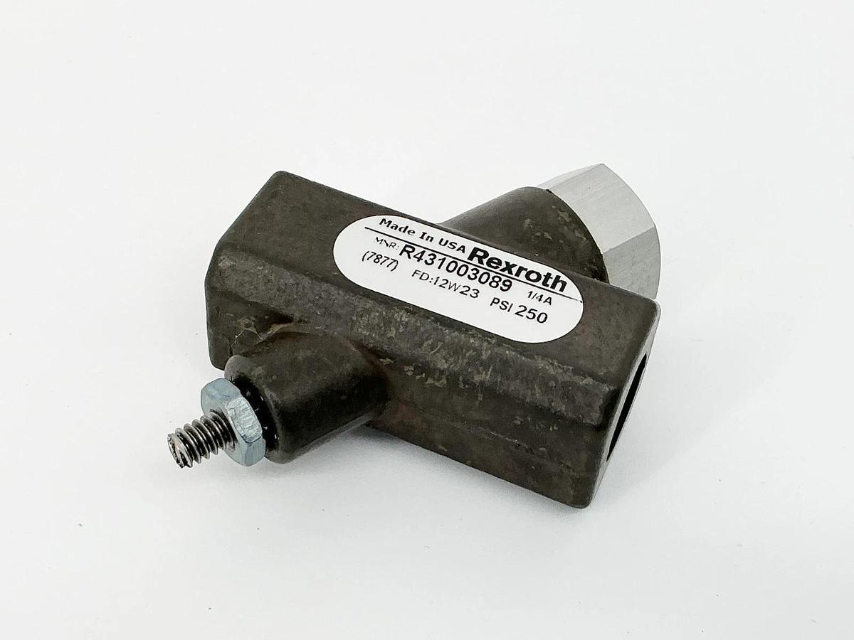 New Rexroth R431003089 Floreg Valve 1/4" 250PSI