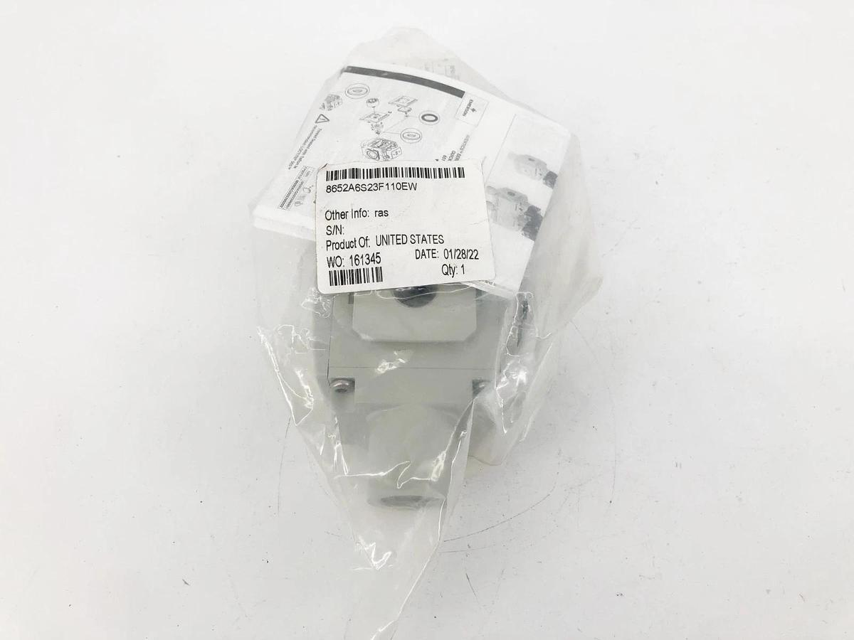 New Aventics 8652A6S23F110EW Valve 3/2 - Slow Start/ Quick Exhaust 3/8" NPTF