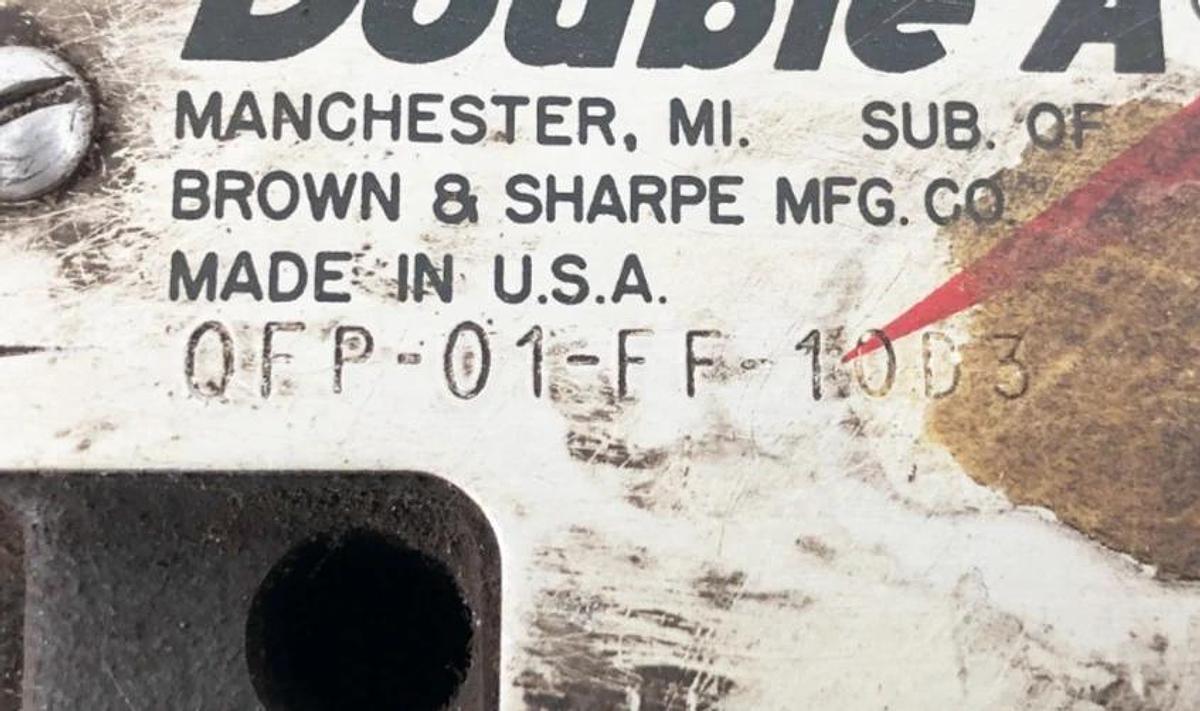 Used Double A QFP-01-FF-10D3 Solenoid Valve 115V QM-01-C-L-10D3