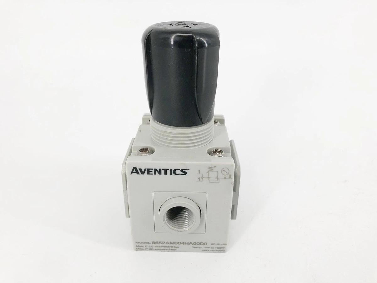 New Aventics 8652AM004HA00D0 Pneumatic Regulator 1/2" NPTF 3-45psig - No Box