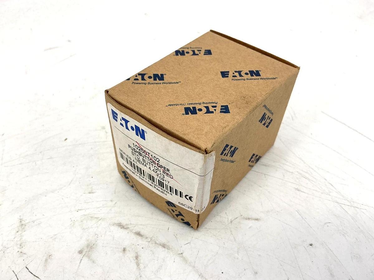 Lot of 2 New Eaton 10250T102 Ser A1 Pushbutton Operator Standard Red Button