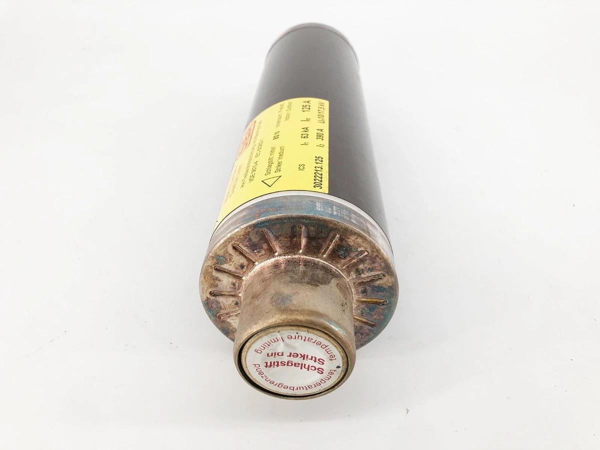 New SIBA 3022213.125 Fuse-Link HHD 125A 10/17,5kV DIN 43625 e=292mm 80 N