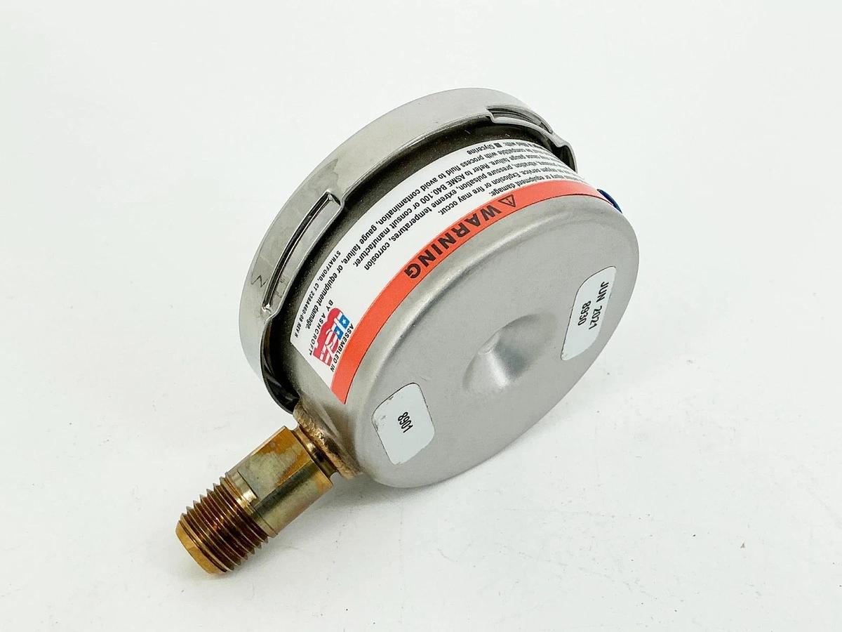 New Ashcroft 25-1009-AWL-02L-15# Pressure Gauge 0-15PSI 2.5" Face