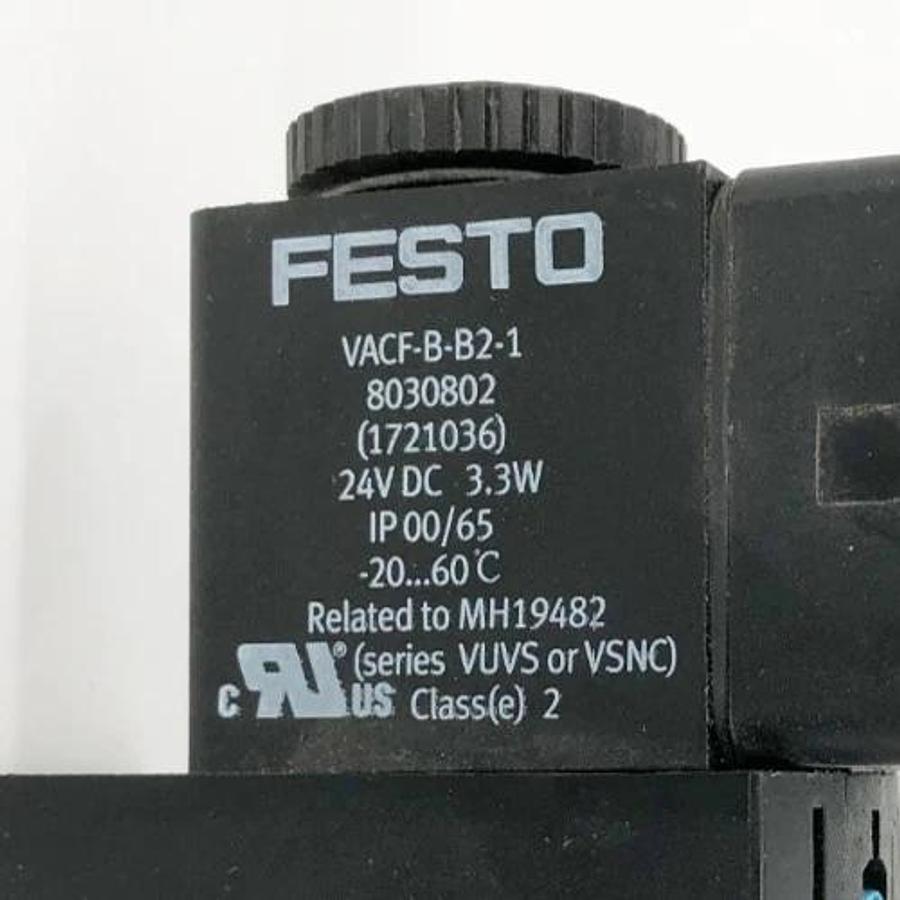 New Festo VSNC-FC-M52-MD-G14-F8-1B2 Solenoid Valve 577295 36-145psi - No Box