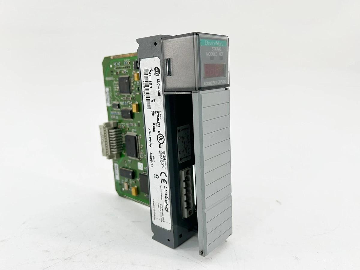 Used Allen Bradley 1747-SDN Scanner Module 24VDC 500MA
