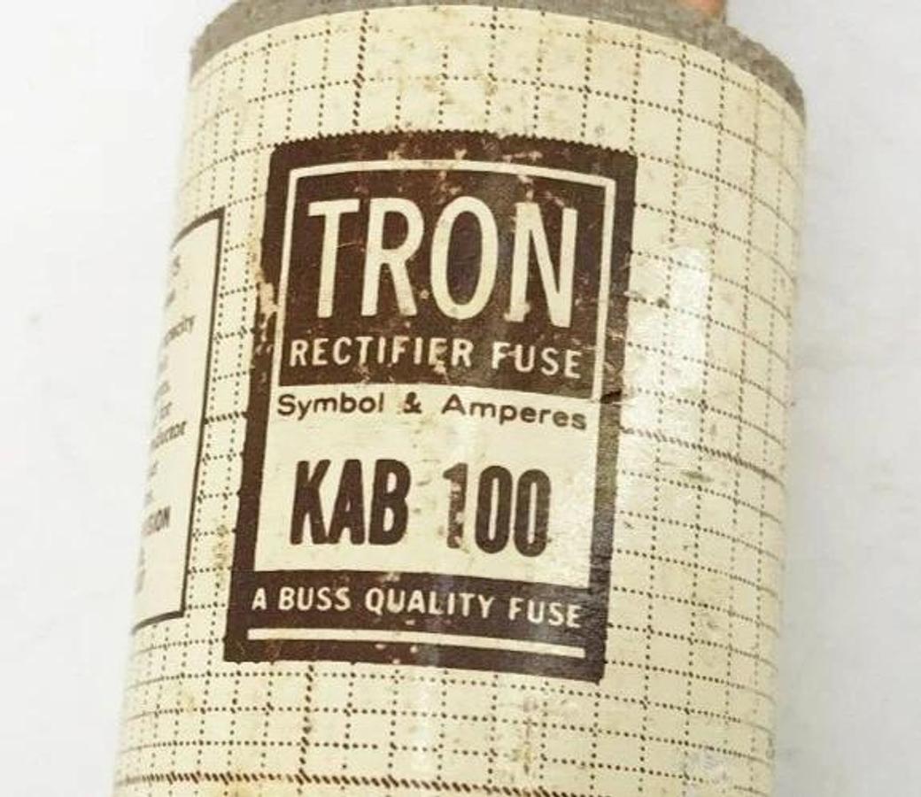 Lot of 4 New Bussmann Tron KAB100 Rectifier Fuses 100A 250V