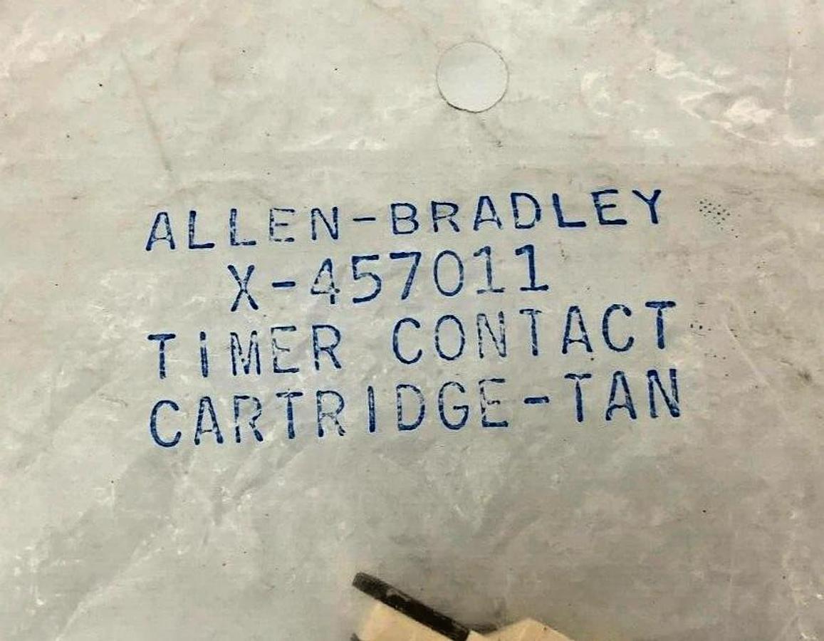 Lot of 3 New AB Allen-Bradley X-457011 Timer Contact Cartridges