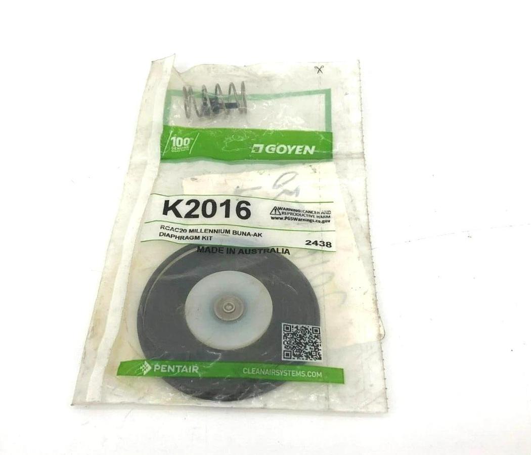 New Goyen Pentair K2016 Diaphragm Kit