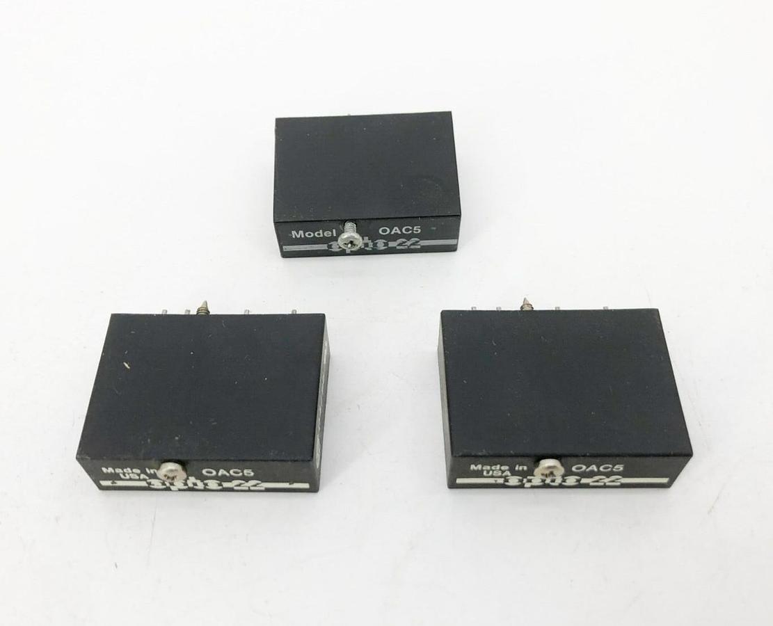 Lot of 3 New Opto 22 OAC5 Output Modules