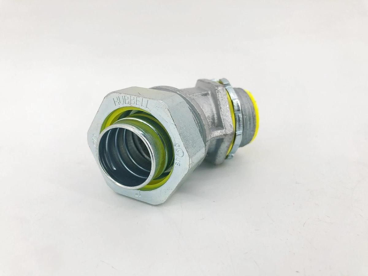 New Hubbell Raco 3564 Insulated Connector 1" 45 Deg. 3LL17