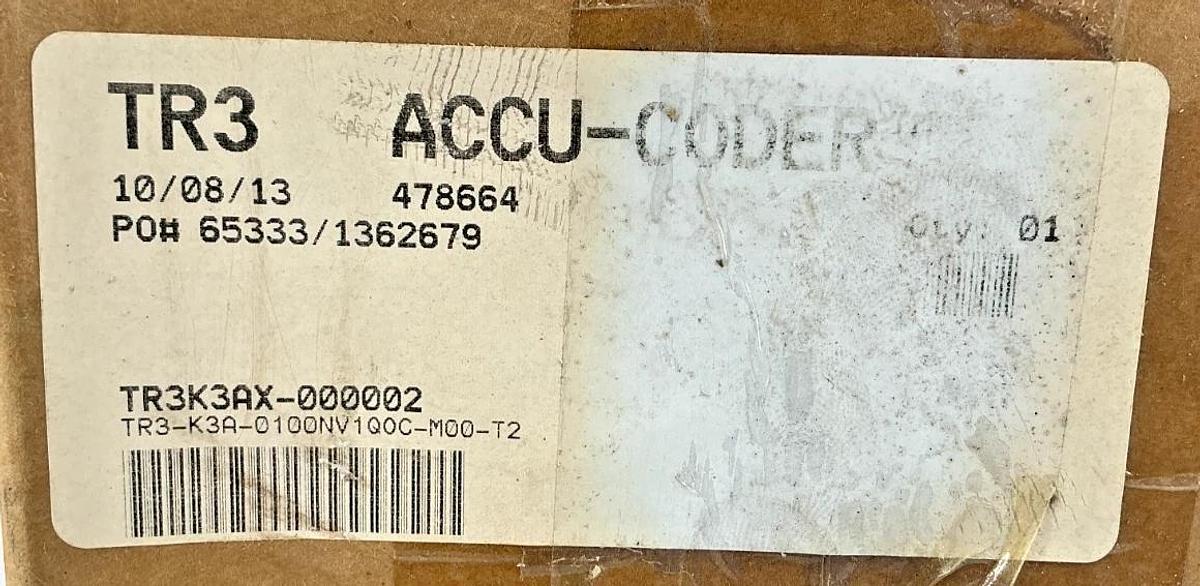 New Encoder Products TR3-K3A-0100NV1QOC-M00-T2 Encoder 5-24VDC ACCU-CODER