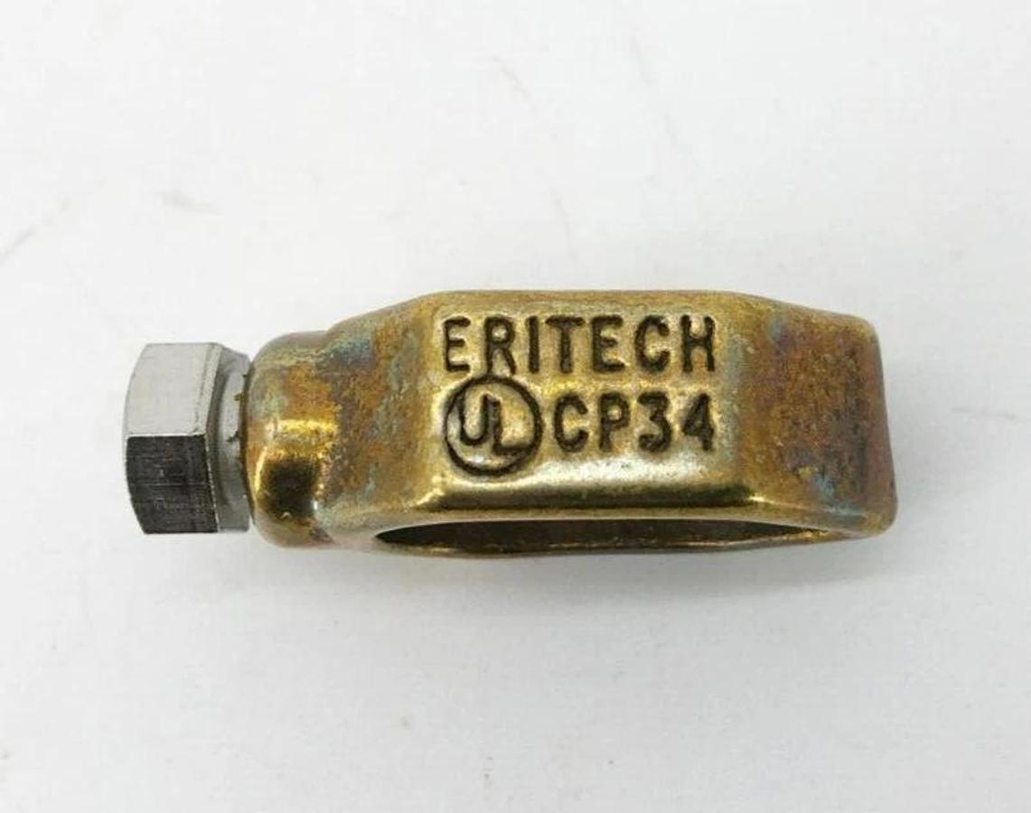Lot of 8 New Eritech CP34 Grounding Connectors Bronze 1/2-3/4 & 1/0-10 2KXN3