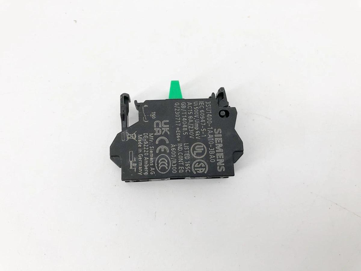 Lot of 3 New Siemens 3SU1400-1AA10-3BA0 Contact Blocks - No Box
