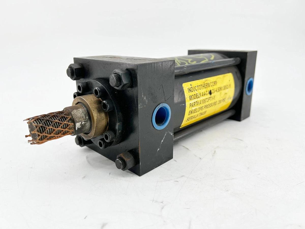 New Inductotherm Co A4-C-N3.25V-4.5N1.00V2-11 Pneumatic Cylinder 200PSI